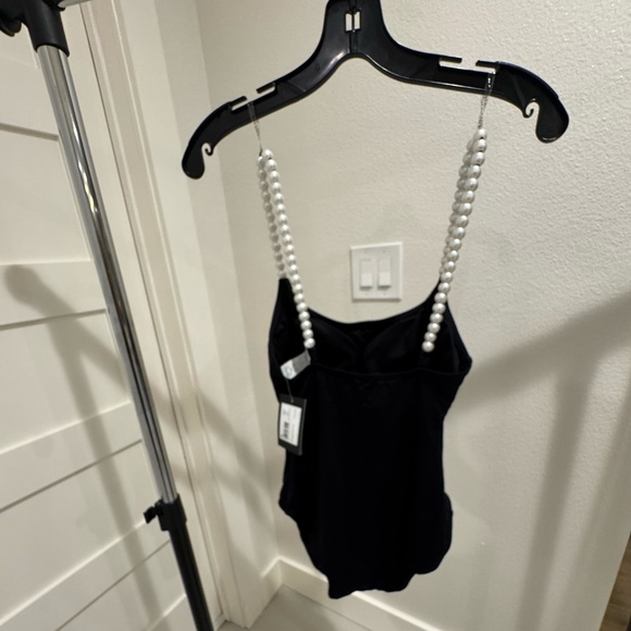 NWT - Kate Spade Pearl Strap One Piece Swimsuit - String Of Pearls - Picture 4 of 5
